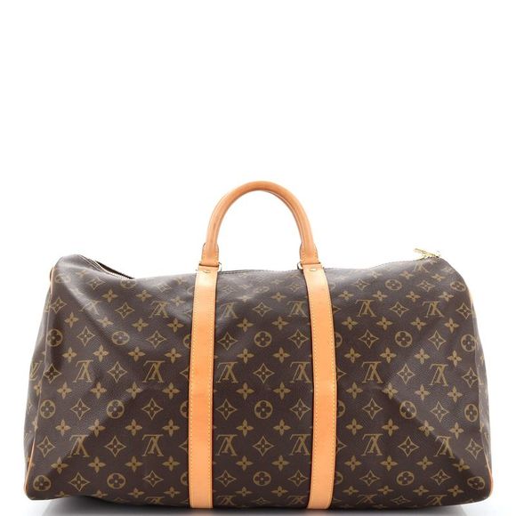 Louis Vuitton Keepall Bag Monogram Canvas 50 Brown - Picture 3 of 9